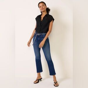 MOTHER Flare Jeans in Classic Blue